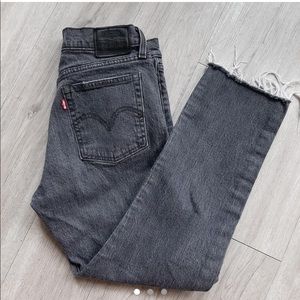 Levi’s Black Wedgie Straight Jeans